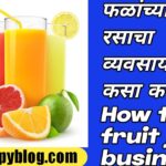 How to do fruits juice business